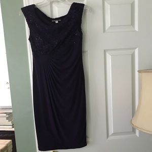 Dress Barn deep rich purple dress never worn